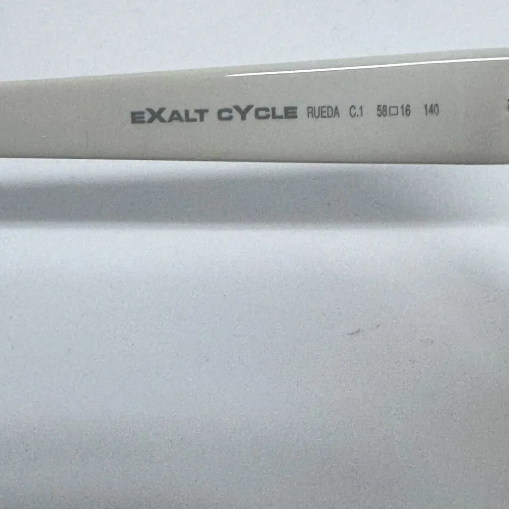 Exalt Cycle Rueda C1 Eyeglasses Frames White Square Vintage Rare 58-16‎ H1322